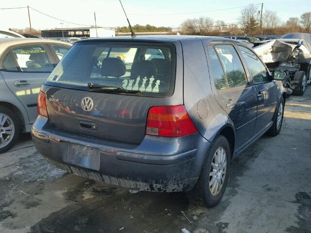 9BWGL61J044013562 - 2004 VOLKSWAGEN GOLF GLS GRAY photo 4