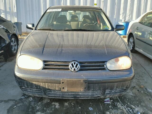 9BWGL61J044013562 - 2004 VOLKSWAGEN GOLF GLS GRAY photo 9