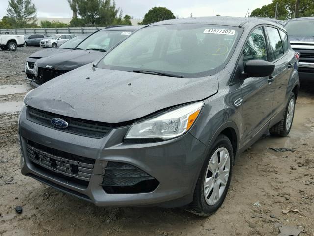 1FMCU0F71EUB40219 - 2014 FORD ESCAPE S GRAY photo 2