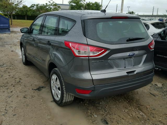 1FMCU0F71EUB40219 - 2014 FORD ESCAPE S GRAY photo 3