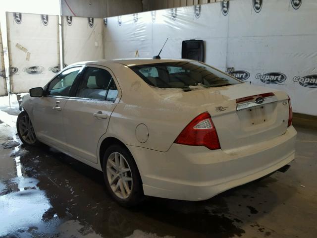 3FAHP0JA5CR440666 - 2012 FORD FUSION SEL WHITE photo 3