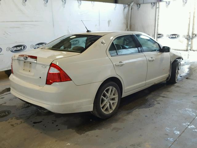 3FAHP0JA5CR440666 - 2012 FORD FUSION SEL WHITE photo 4