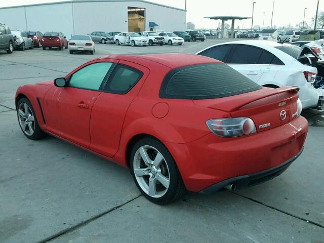 JM1FE173050158539 - 2005 MAZDA RX8 RED photo 3