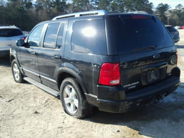 1FMDU75W93ZA80311 - 2003 FORD EXPLORER L BLACK photo 3