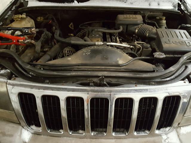 1J4GW48S93C606419 - 2003 JEEP GRAND CHER GRAY photo 7