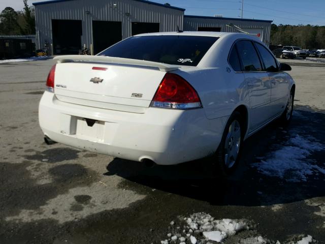 2G1WD58C669147053 - 2006 CHEVROLET IMPALA SUP 白色 照片 4