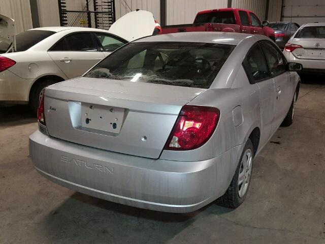 1G8AN15F67Z132527 - 2007 SATURN ION LEVEL SILVER photo 4