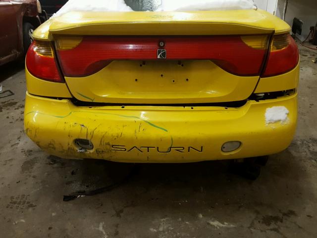1G8ZR12791Z103440 - 2001 SATURN SC2 YELLOW photo 9