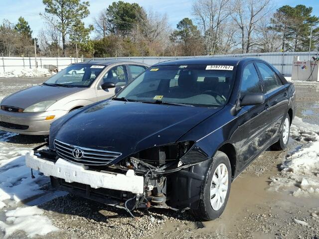 4T1BE32K65U038631 - 2005 TOYOTA CAMRY LE BLACK photo 2