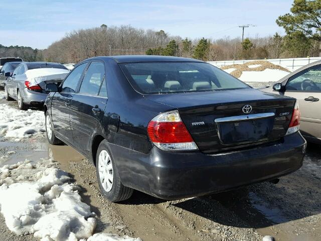 4T1BE32K65U038631 - 2005 TOYOTA CAMRY LE BLACK photo 3