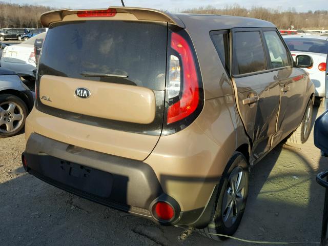 KNDJN2A2XG7332479 - 2016 KIA SOUL BEIGE photo 4