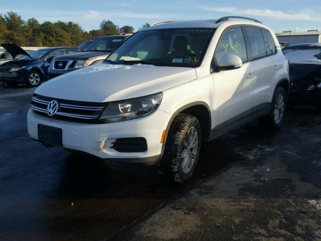 WVGBV7AX3FW578965 - 2015 VOLKSWAGEN TIGUAN S WHITE photo 2