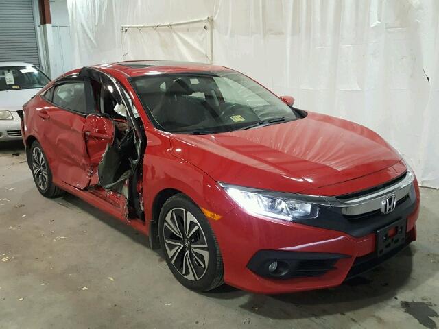 2HGFC1F73GH645812 - 2016 HONDA CIVIC EXL RED photo 1