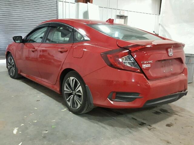 2HGFC1F73GH645812 - 2016 HONDA CIVIC EXL RED photo 3