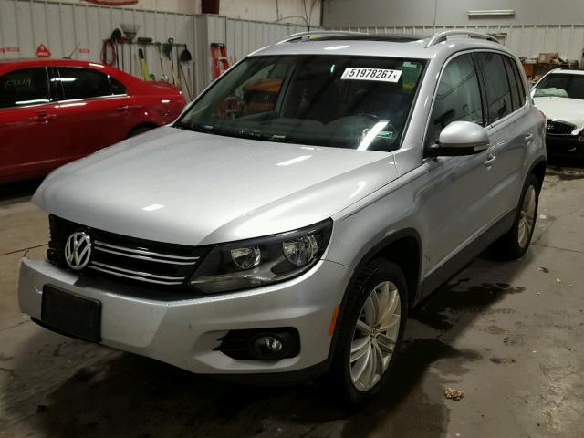 WVGBV7AX0DW507333 - 2013 VOLKSWAGEN TIGUAN S SILVER photo 2