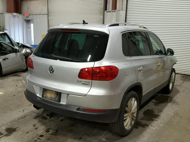 WVGBV7AX0DW507333 - 2013 VOLKSWAGEN TIGUAN S SILVER photo 4