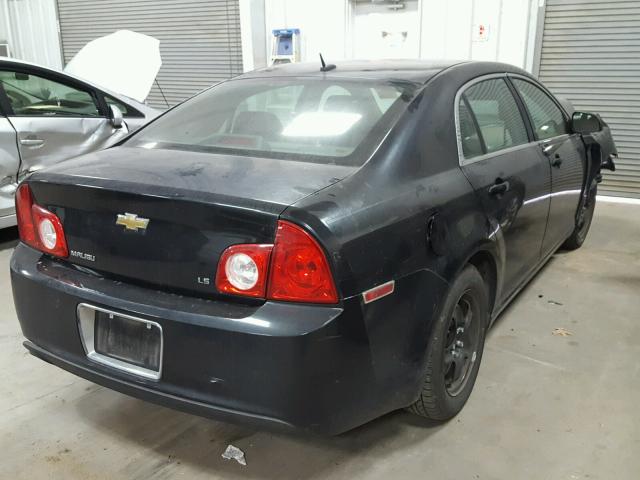 1G1ZG57B08F235507 - 2008 CHEVROLET MALIBU LS შავი ფოტო 4