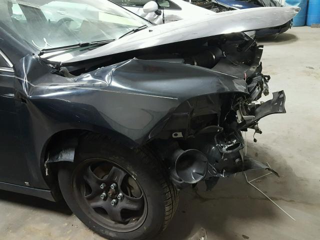 1G1ZG57B08F235507 - 2008 CHEVROLET MALIBU LS შავი ფოტო 9