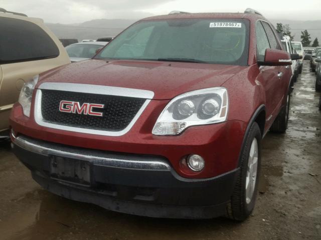 1GKER33798J192020 - 2008 GMC ACADIA SLT Qırmızı foto 2