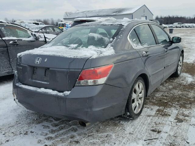 1HGCP2F71AA102638 - 2010 HONDA ACCORD EX GRAY photo 4