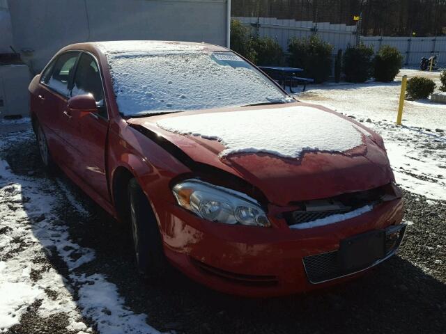 2G1WG5E39D1241905 - 2013 CHEVROLET IMPALA LT RED photo 1