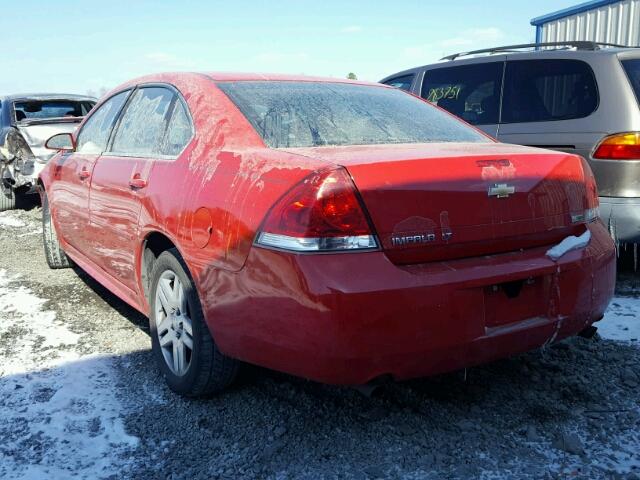 2G1WG5E39D1241905 - 2013 CHEVROLET IMPALA LT RED photo 3