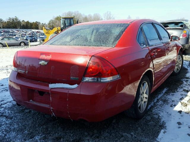 2G1WG5E39D1241905 - 2013 CHEVROLET IMPALA LT RED photo 4