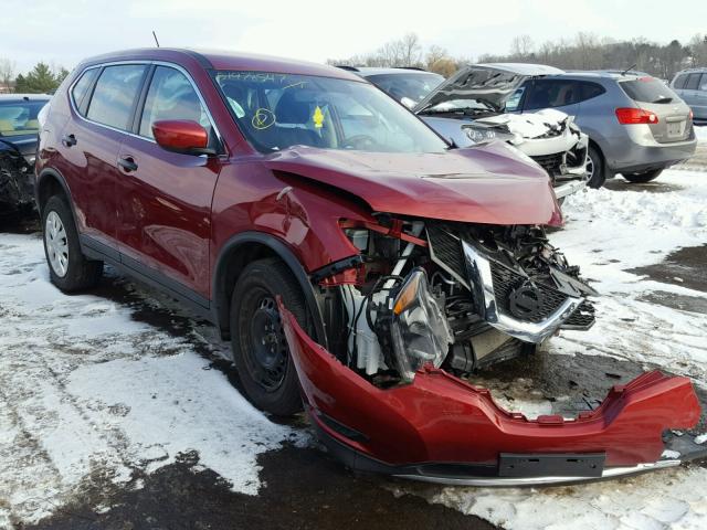 JN8AT2MVXGW143367 - 2016 NISSAN ROGUE S RED photo 1