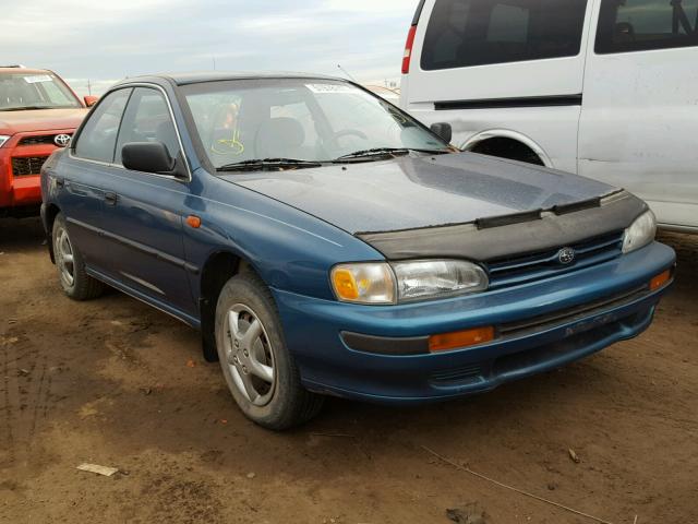 JF1GC2448PG518668 - 1993 SUBARU IMPREZA L TEAL photo 1