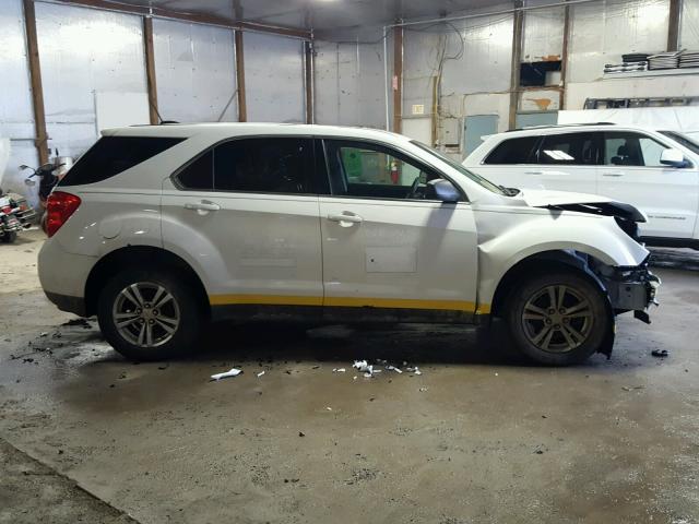 2GNFLEEK3F6233063 - 2015 CHEVROLET EQUINOX LS WHITE photo 9