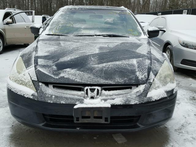 1HGCM56425A139381 - 2005 HONDA ACCORD LX BLACK photo 9