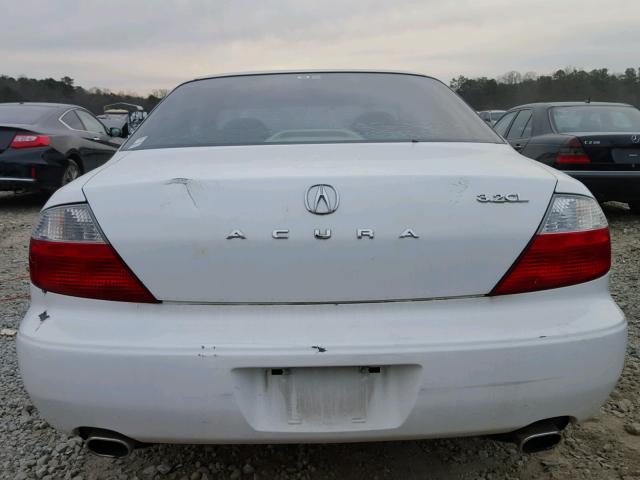 19UYA42483A004904 - 2003 ACURA 3.2CL WHITE photo 9