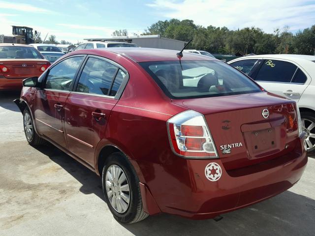 3N1AB61E38L754300 - 2008 NISSAN SENTRA 2.0 RED photo 3