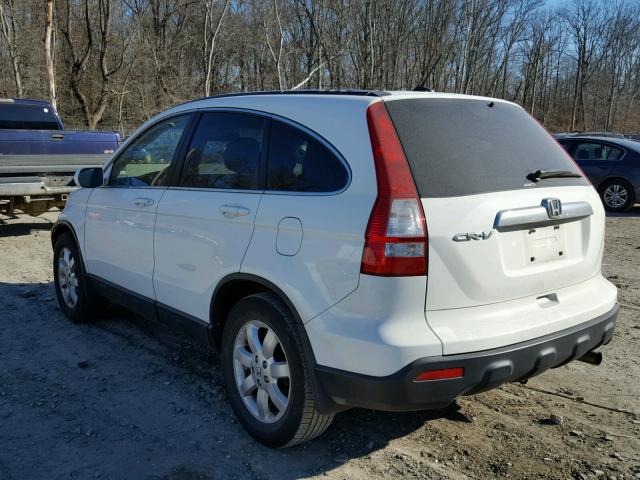 JHLRE48717C016060 - 2007 HONDA CR-V EXL WHITE photo 3