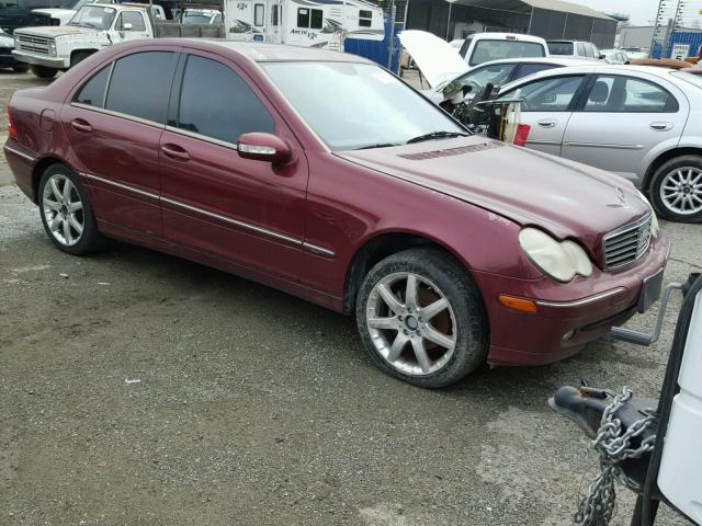 WDBRF40J53F429947 - 2003 MERCEDES-BENZ C 230K SPO BURGUNDY photo 1