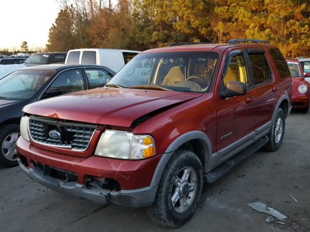 1FMZU63E82UB86738 - 2002 FORD EXPLORER X RED photo 2