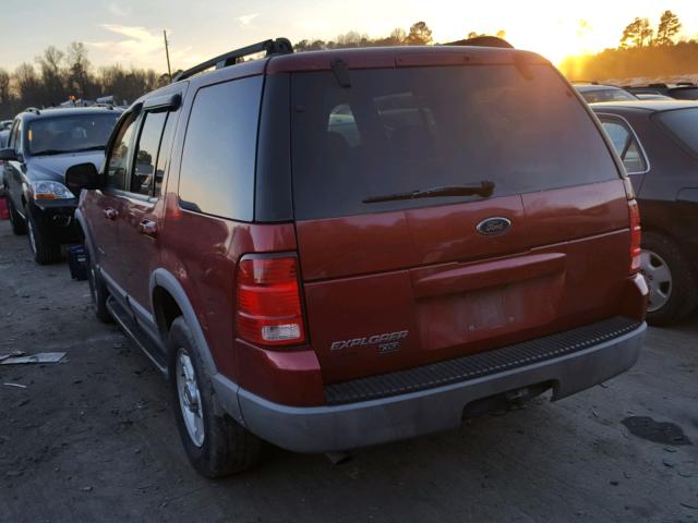 1FMZU63E82UB86738 - 2002 FORD EXPLORER X RED photo 3