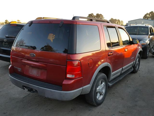 1FMZU63E82UB86738 - 2002 FORD EXPLORER X RED photo 4