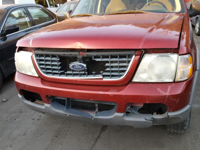 1FMZU63E82UB86738 - 2002 FORD EXPLORER X RED photo 9