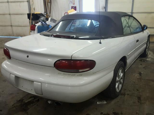 3C3EL45H0VT574809 - 1997 CHRYSLER SEBRING JX WHITE photo 4