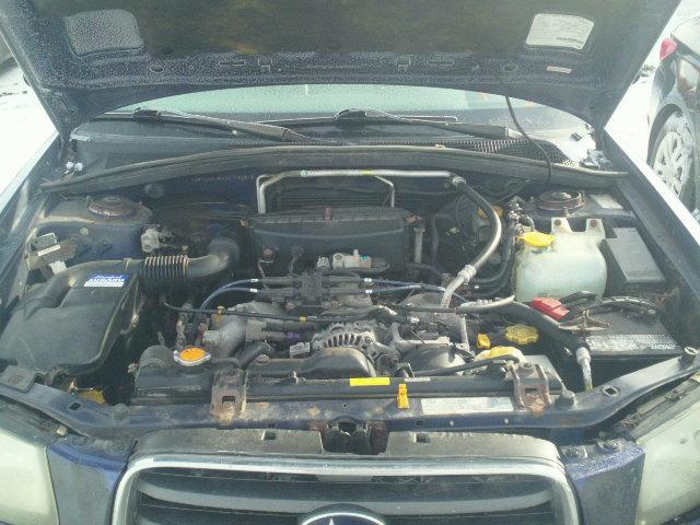 JF1SG63683G711549 - 2003 SUBARU FORESTER 2 BLUE photo 7