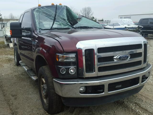 1FTSW21R39EA06441 - 2009 FORD F250 SUPER BURGUNDY photo 1