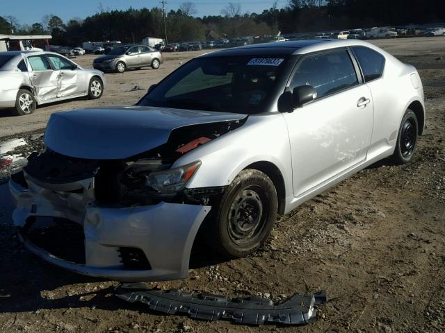 JTKJF5C78B3005224 - 2011 TOYOTA SCION TC SILVER photo 2