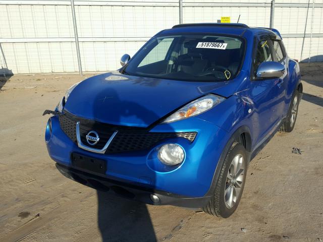 JN8AF5MV4BT009294 - 2011 NISSAN JUKE S BLUE photo 2