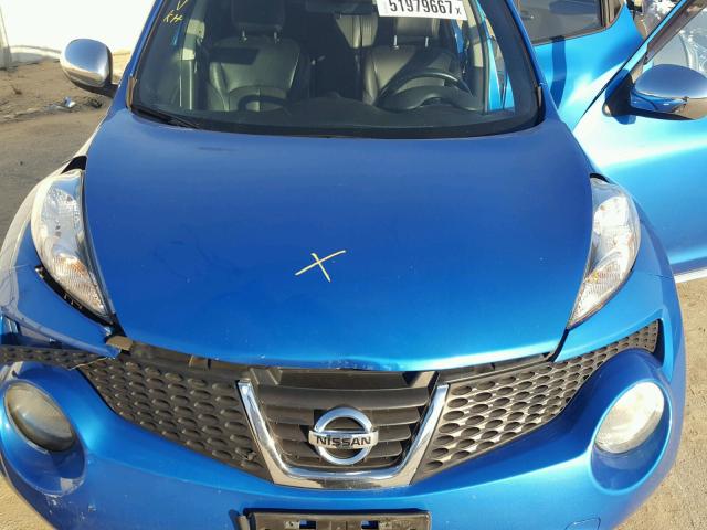 JN8AF5MV4BT009294 - 2011 NISSAN JUKE S BLUE photo 7