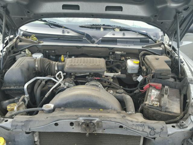 1D7CW3BK5AS184214 - 2010 DODGE DAKOTA SXT GRAY photo 7