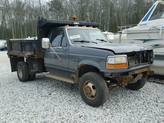 2FDKF38F9SCA55670 - 1995 FORD F350 GRAY photo 1