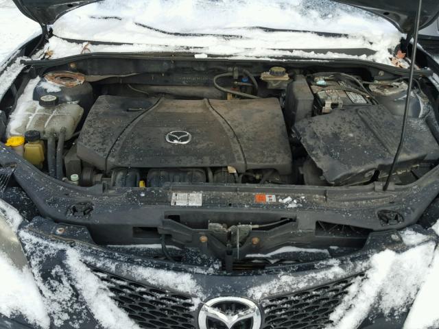 JM1BK12F351229056 - 2005 MAZDA 3 I BLACK photo 7