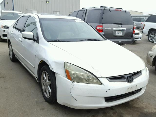 1HGCM66503A081136 - 2003 HONDA ACCORD EX WHITE photo 1