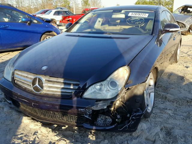 WDDDJ75X46A026199 - 2006 MERCEDES-BENZ CLS 500 BLACK photo 9